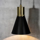 Pro Pendant Light E27 40W 150mm Antique Brass and Matte Black Pro Pendant Light E27 40W 150mm Antique Brass and Matte Black
